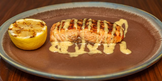 Atlantic Salmon w/ Dijon Sauce
