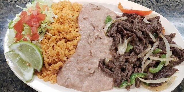Beef Fajita Plate