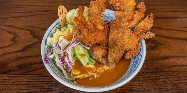 Soft Shell Crab Curry Rice Bowl