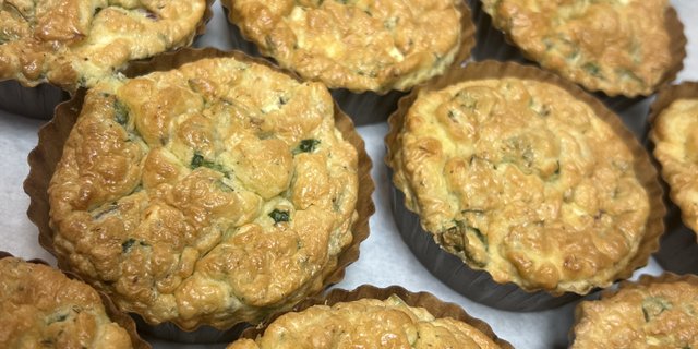 Spinach & Feta Quichelettes