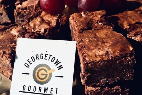 Homemade Chocolate Brownies Tray