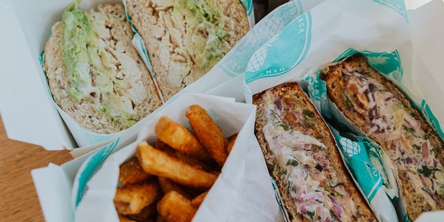 Chicken Club Sandwich Box