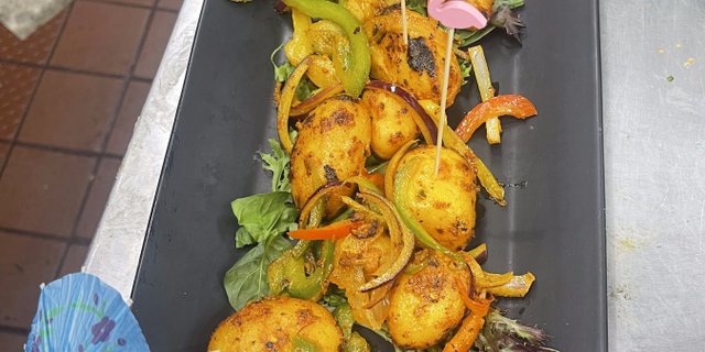 Achari Potatoes