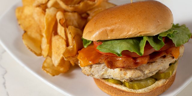 Grilled Chicken Club Sandwich
