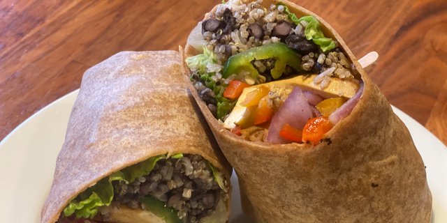 Tofu Verde Burrito