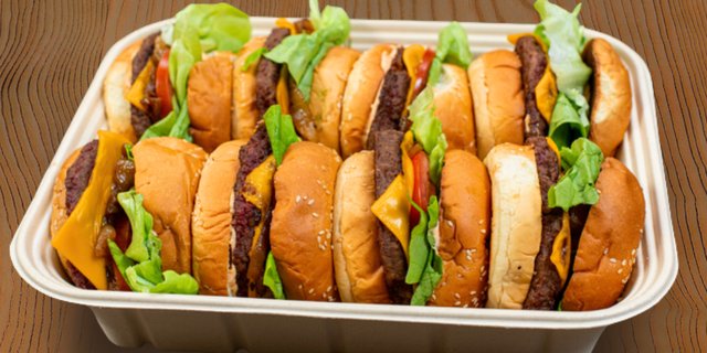 Impossible Cheeseburger Platter