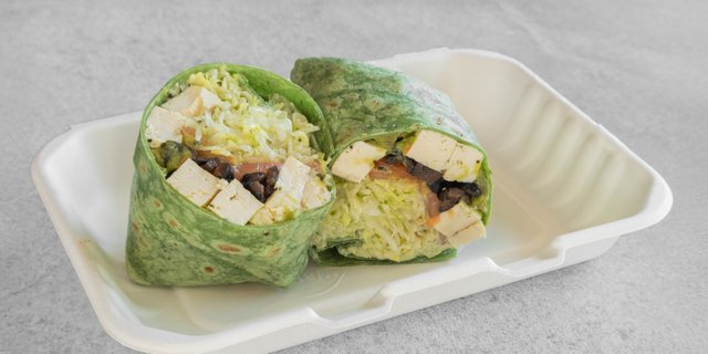 Cold Roasted Tofu Wrap