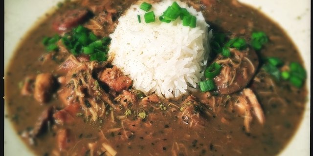 Bowl Of Gran Jan's Gumbo