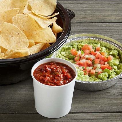 Housemade Guacamole, Fire-Roasted Salsa & Chips