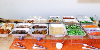 Catered food