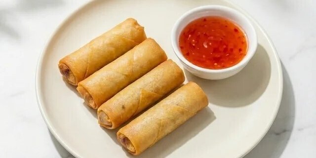 Vegetable Spring Rolls Tray