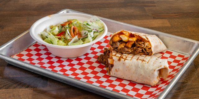 Algerian Steak Wrap