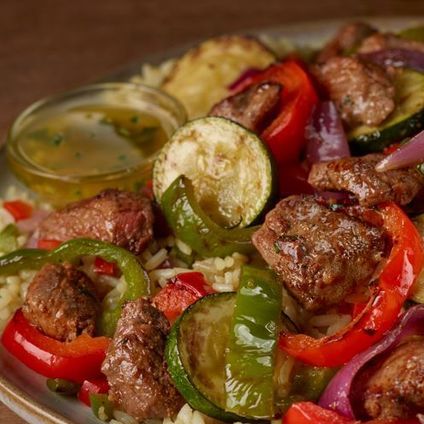 Deconstructed Steak Kabobs