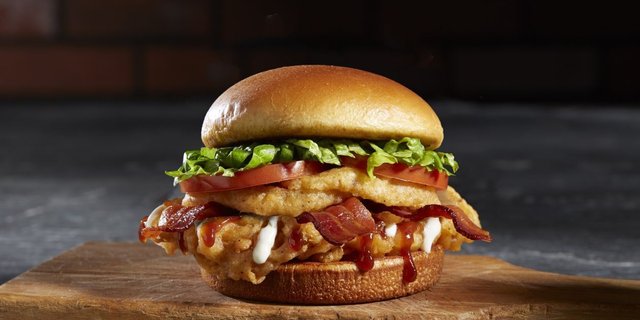 10 BBQ Bacon Tribeca Burgers