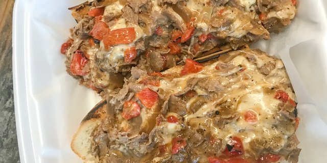Shaved Steak & Cheese Hero Sandwich