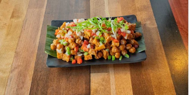 Vegan Mushroom Sisig