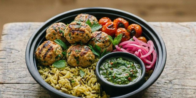Chicken Kafta Bowl