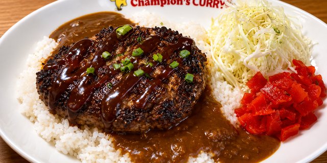 Hamburg Steak Curry Rice
