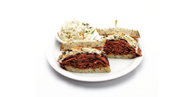 Pastrami Sky High Sandwich