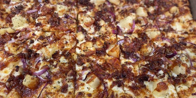 Chipotle Pineapple BBQ Bacon Pizza