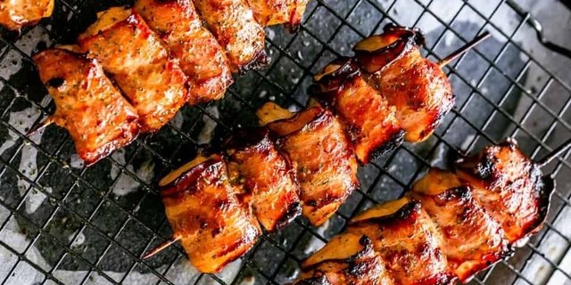 Chicken Bacon Souvlaki