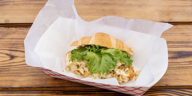 Fried Chicken Salad Sandwich