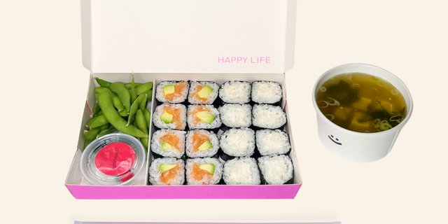 Happy Life Lunch Box