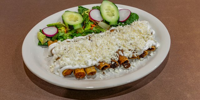 Beef Tinga Taquitos