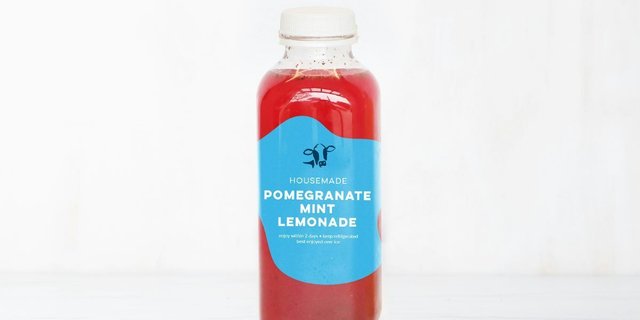 Pomegranate Mint Lemonade