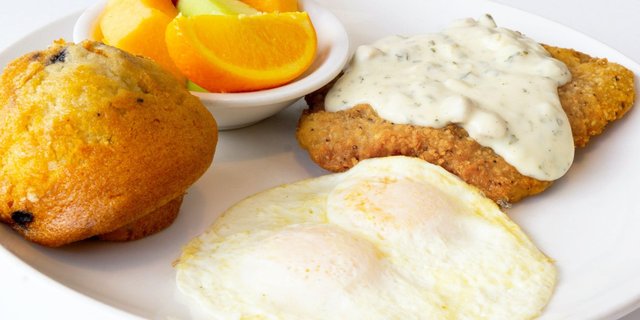 Chicken Fried Steak & Eggs