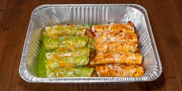 Chicken Enchilada Platter