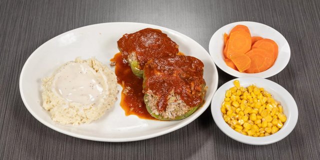 Stuffed Bell Peppers (Johnny Girl's Recipe)