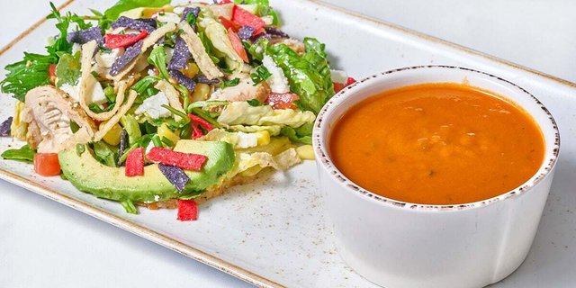 1/2 Salad & Soup