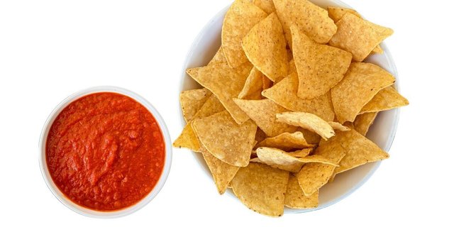 Tortilla Chips & Bravas Sauce