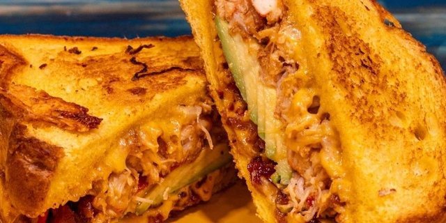 Lobster Bacon Melt Sandwich