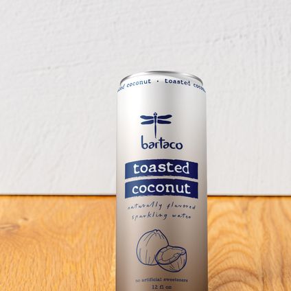 6 pack of bartaco sparkling toasted coconut