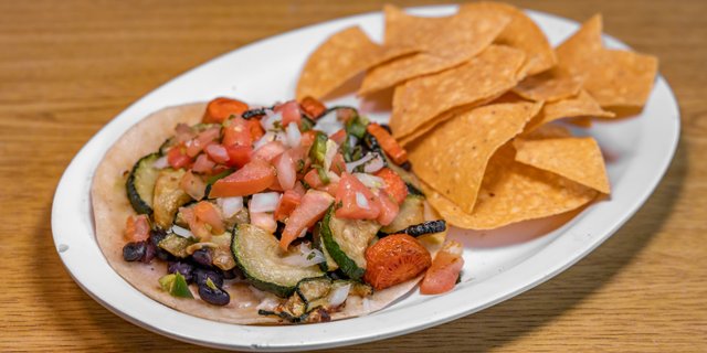 Vegan Roasted Veggie Taco