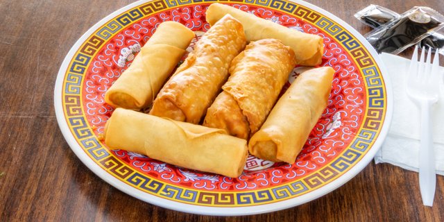 Roast Pork Egg Roll