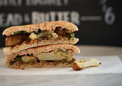 Roasted Cauliflower Sandwich