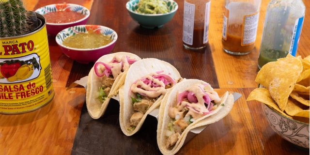 Taco Bar w/ Drink & Dessert