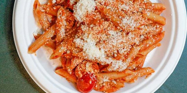 Hot Italian Sausage Marinara Pasta Bowl