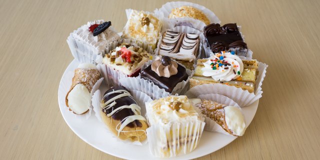 Dozen Boxed Miniature Pastries