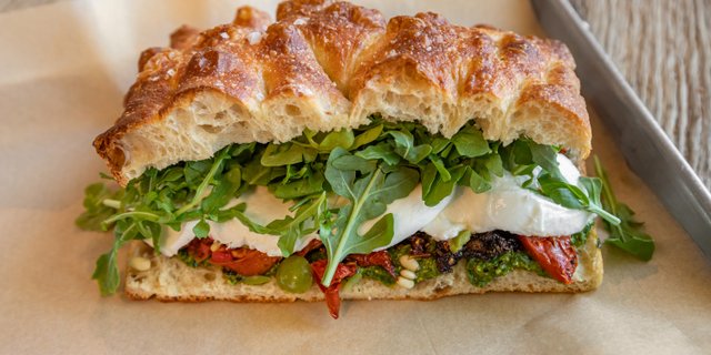 Individual Caprese Sandwich
