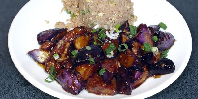 Individual Eggplant Garlic Sauce