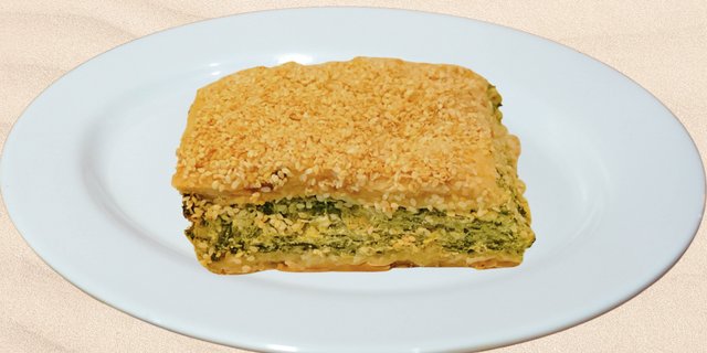 Homemade Baked Spinach Pie