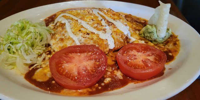 Stacked Chicken Enchiladas