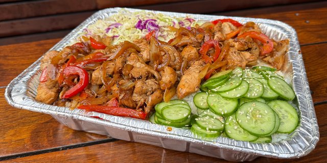 Chicken Stir Fry Donburi Tray