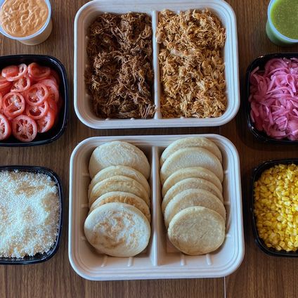 2 Protein Arepa Catering Tray