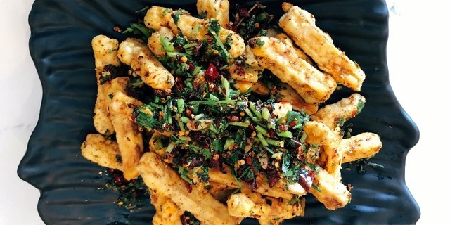 Spicy Dried Eggplant