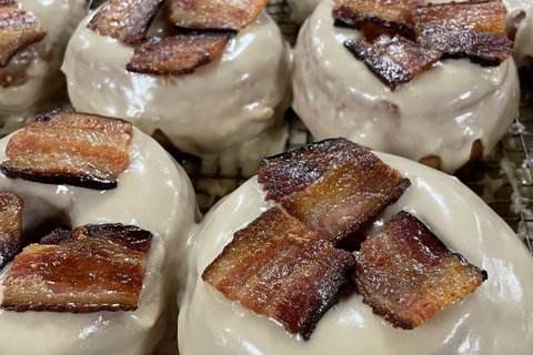 Maple Bacon Donut by Union Square Donuts